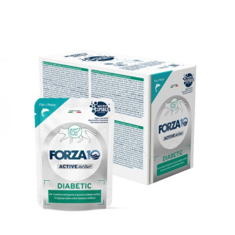 Forza10 Active Cat Diabetic Poisson 12x80 g - 