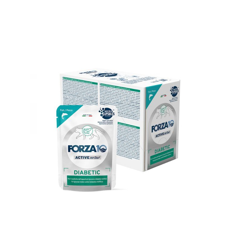 Forza10 Active Cat Diabetic Pesce 12x80 g Forza10 Active Cat Diabetic Pesce 12x80 g