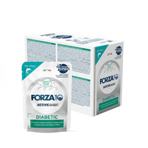 Forza10 Active Cat Diabetic Fisch 12x80 g