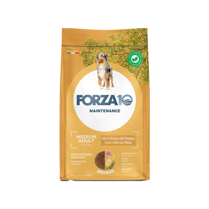 Forza10 Maintenance Medium Dog Huhn und Kartoffeln 12 kg Forza10 Maintenance Medium Dog Huhn und Kartoffeln 12 kg