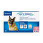 Virbac Effipro - Antiparasitaire spot on pour chiens - 4 Pipette - Large- 20 a 40 Kg