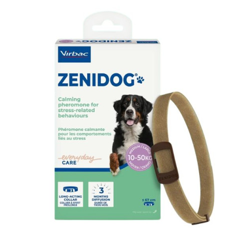 Virbac Zenidog collare per cani - Medium / Large - Per cani 10-50KG - 