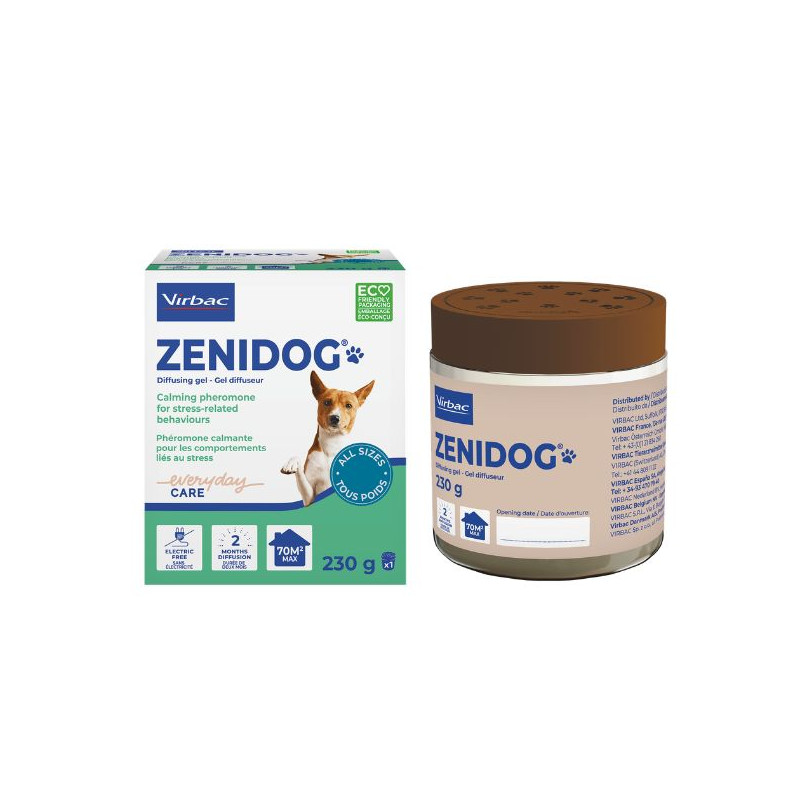 Virbac Zenidog diffusore gel per cani - 230GR Virbac Zenidog diffusore gel per cani - 230GR
