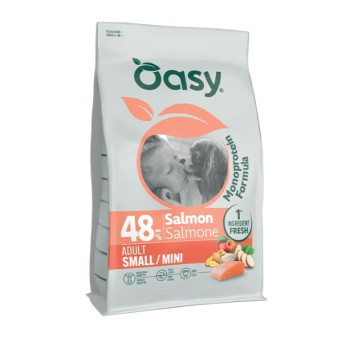 OASY Monoprotein Formula Dog Adult Small&Mini al salmone - 800GR - 