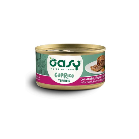 OASY Cat Adult Caprice Terrina Con Canard Fegato e Verdure - 85GR - 