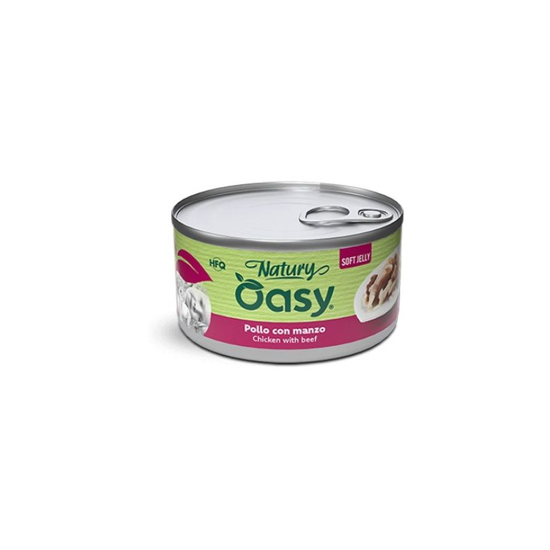 OASY Cat Adult Natury Chicken Con Beef Soft Jelly - 150GR