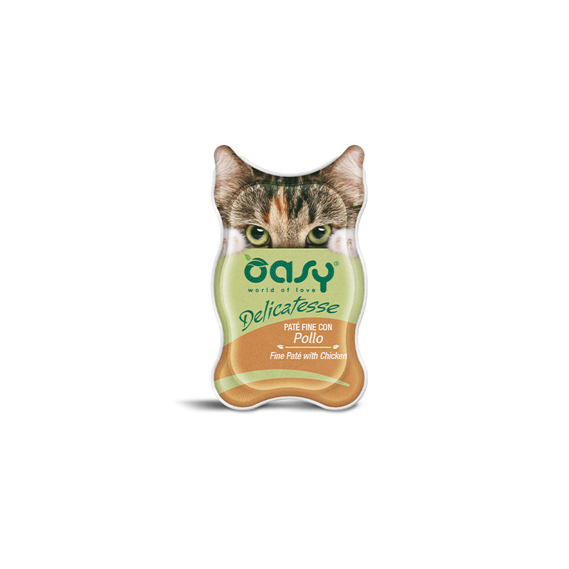 OASY Cat Adult Delicatesse Paté Fine Con Hähnchen - 85GR OASY Cat Adult Delicatesse Paté Fine Con Hähnchen - 85GR