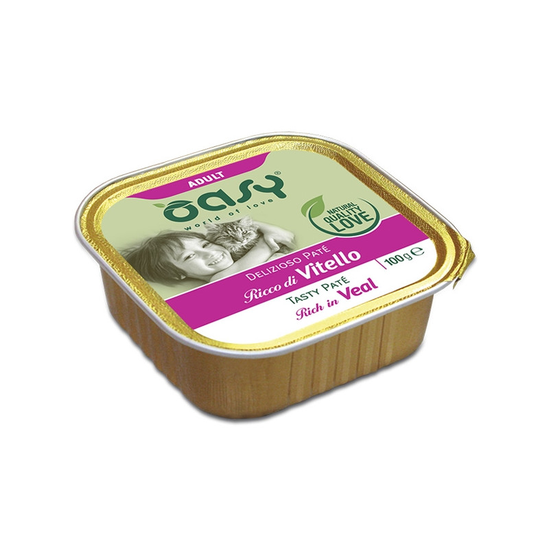 OASY Delizioso Paté Ricco di Vitello - 100GR OASY Delizioso Paté Ricco di Vitello - 100GR