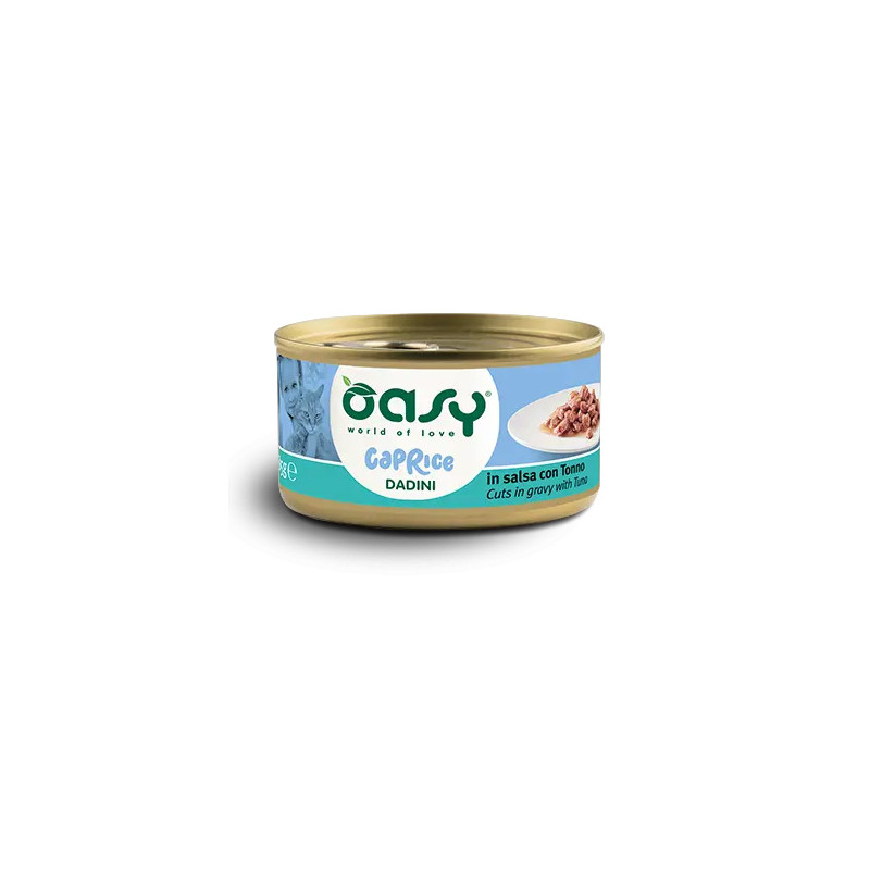 OASY Cat Adult Caprice Dadini in Salsa Tuna - 85GR OASY Cat Adult Caprice Dadini in Salsa Tuna - 85GR