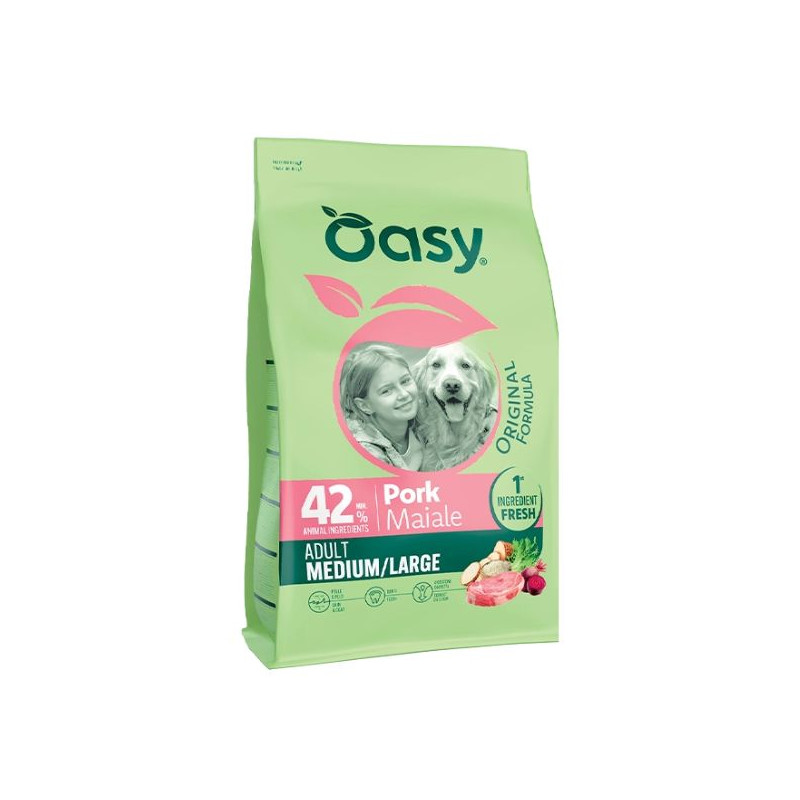 OASY Original Formula Dog Adult Medium&Large Schwein - 2KG OASY Original Formula Dog Adult Medium&Large Schwein - 2KG