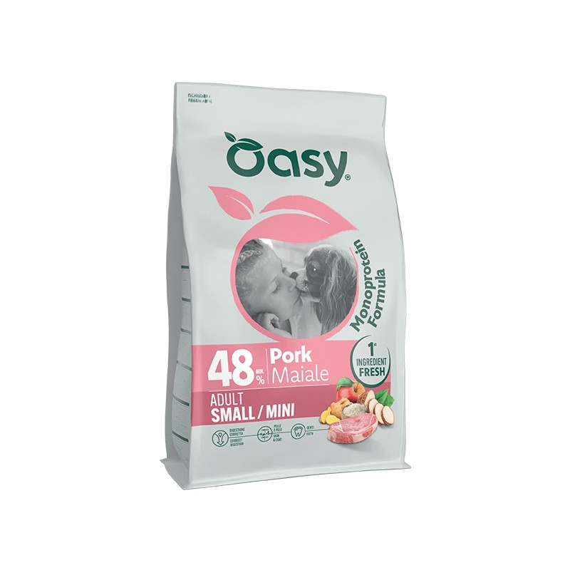OASY Monoprotein Formula Dog Adult Small Mini Maiale - 800GR