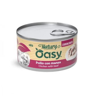 OASY Cat Natury Cooking Broth Poulet Con Bœuf - 85GR - 