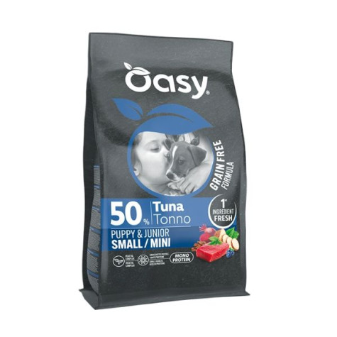 OASY Grain Free Formula Dog Puppy Small&Mini con Thon - 2KG - 