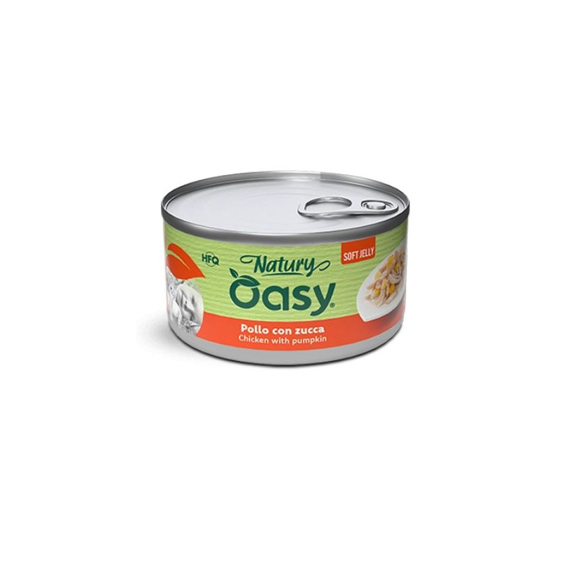 OASY Cat Adult Natury Chicken Con Zucca Soft Jelly - 85GR