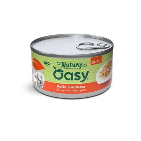 OASY Cat Adult Natury Hähnchen Con Zucca Soft Jelly - 85GR - 