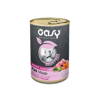 OASY Grain Free Adult Medium & Large con Pork - 400GR - 
