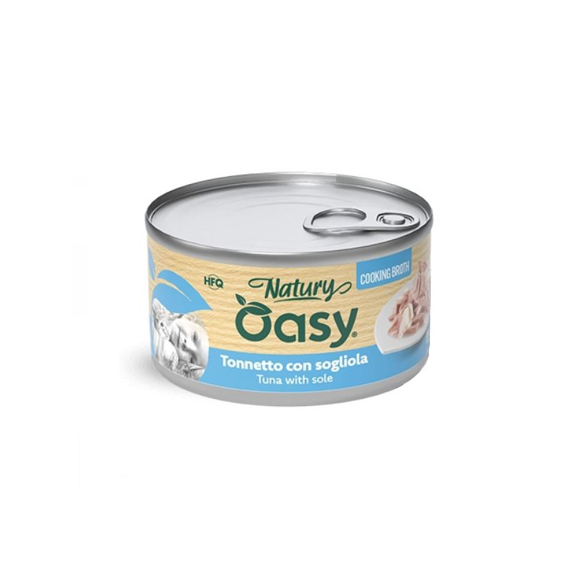 OASY Cat Natury Cooking Broth Tonnetto Con Sogliola - 85GR