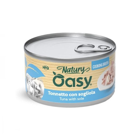 OASY Cat Natury Cooking Broth Tonnetto Con Sogliola - 85GR - 