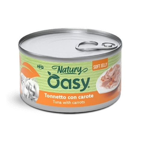 OASY Cat Adult Natury Tonnetto Con Carote Soft Jelly - 85GR - 