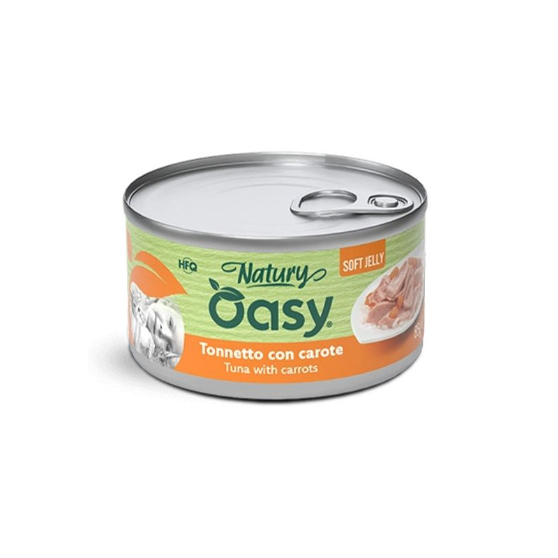OASY Cat Adult Natury Tonnetto Con Carote Soft Jelly - 150GR OASY Cat Adult Natury Tonnetto Con Carote Soft Jelly - 150GR