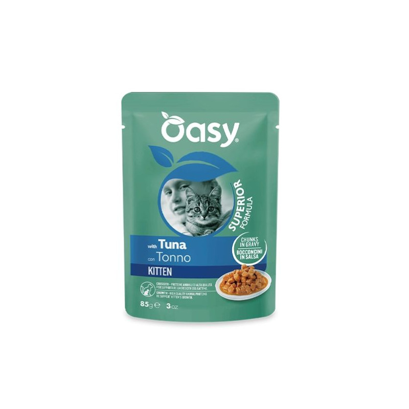 OASY Bouchées in salsa Kitten con Thon - 85GR OASY Bouchées in salsa Kitten con Thon - 85GR