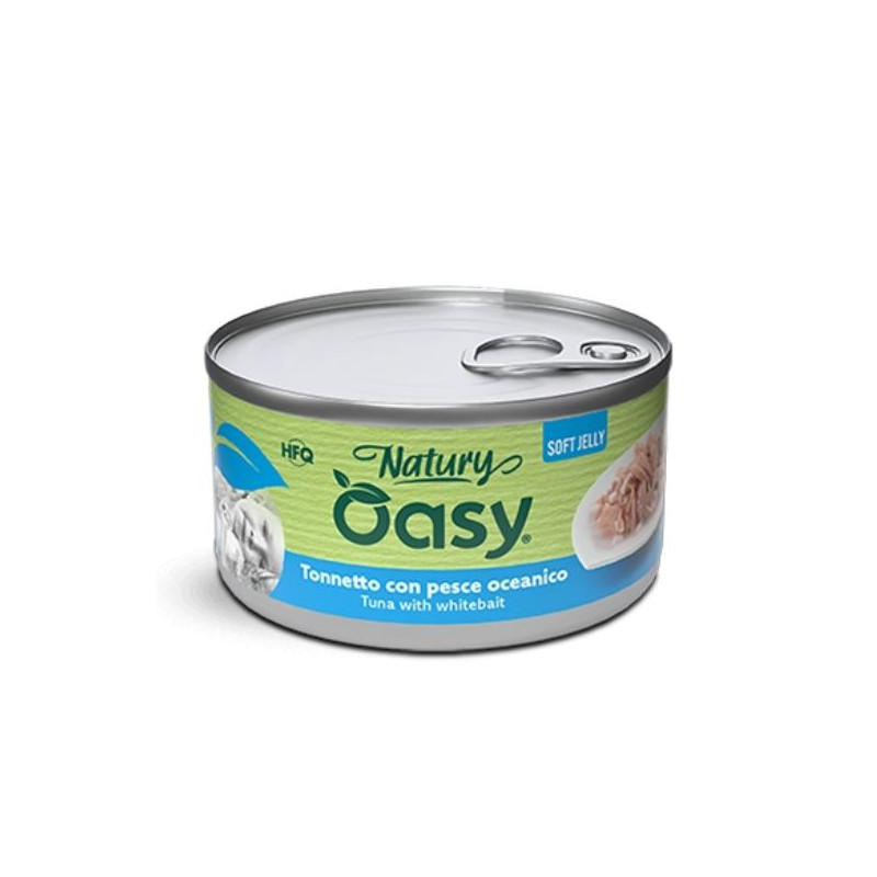 OASY Cat Adult Natury Tonnetto Con Pesce Oceanico Soft Jelly - 150GR OASY Cat Adult Natury Tonnetto Con Pesce Oceanico Soft Jelly - 150GR