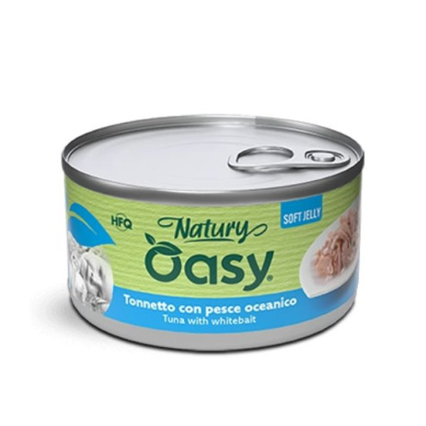 OASY Cat Adult Natury Tonnetto Con Pesce Oceanico Soft Jelly - 150GR -