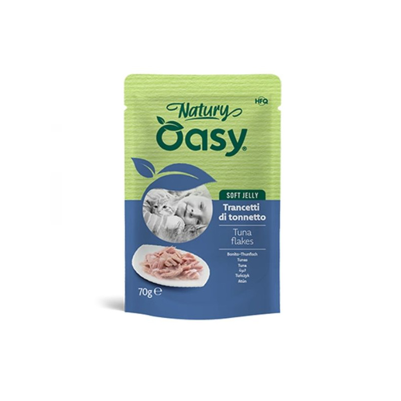 OASY Cat Adult Natury Trancetti Tonnetto Soft Jelly - 70GR OASY Cat Adult Natury Trancetti Tonnetto Soft Jelly - 70GR