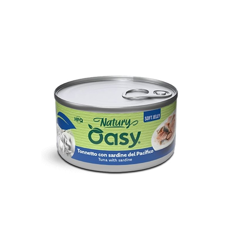 OASY Cat Adult Natury Tonnetto Con Sardine Soft Jelly - 150GR OASY Cat Adult Natury Tonnetto Con Sardine Soft Jelly - 150GR