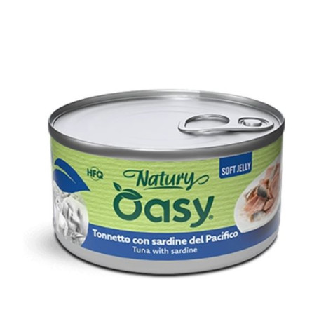 OASY Cat Adult Natury Tonnetto Con Sardine Soft Jelly - 150GR - 