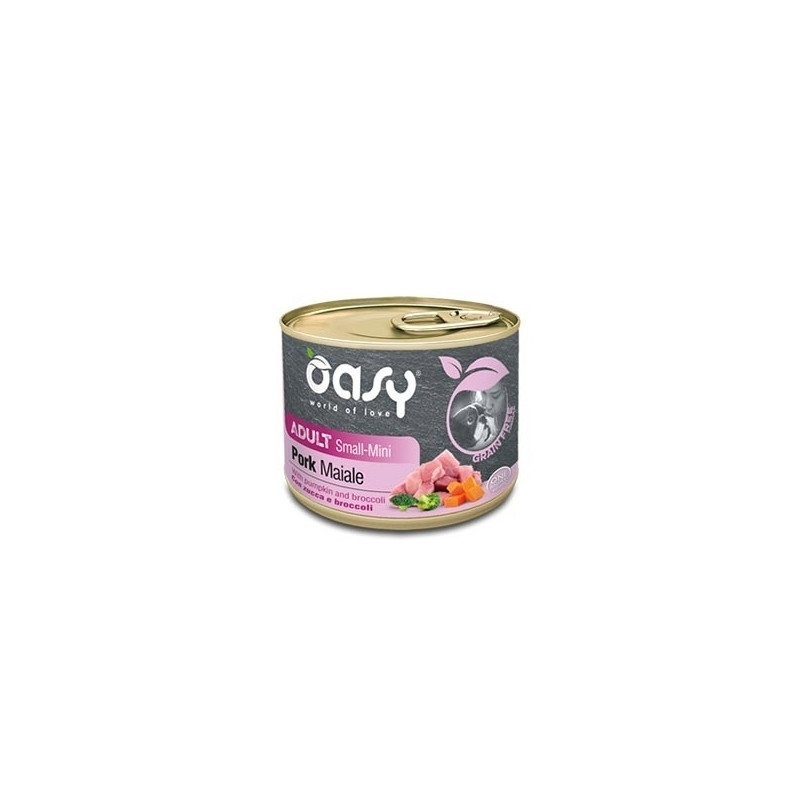 OASY Grain Free Adult Small & MIni con Pork - 200GR OASY Grain Free Adult Small & MIni con Pork - 200GR