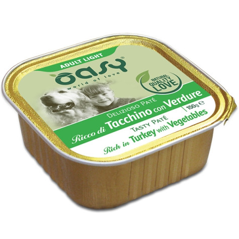 OASY Delizioso Paté Light in Fat Ricco di Dinde con Verdure. - 150GR -