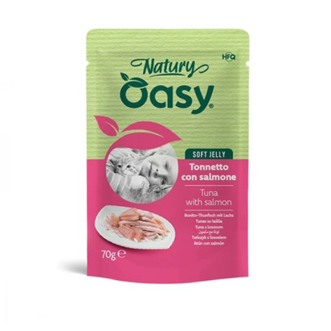 OASY Cat Natury Tonnetto Con Saumon Soft Jelly - 70GR -