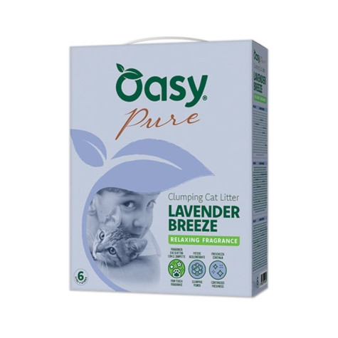 OASY Litière minerale Pure Lavender Breeze - 10LT - 
