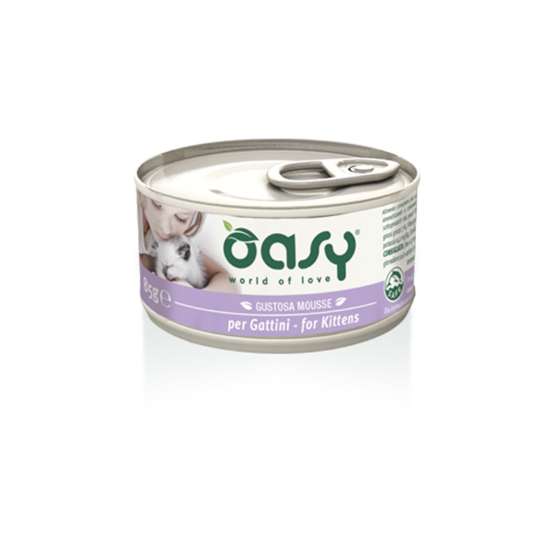 OASY Gustosa Mousse per Gattini - 85GR OASY Gustosa Mousse per Gattini - 85GR