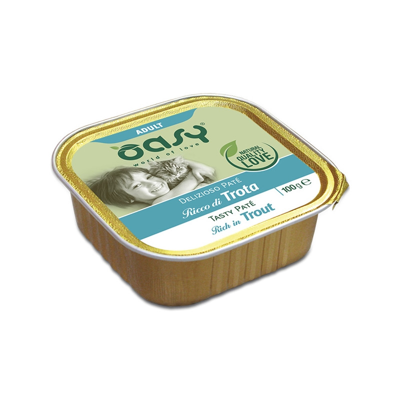 OASY Delizioso Paté Ricco di Trota - 100GR OASY Delizioso Paté Ricco di Trota - 100GR