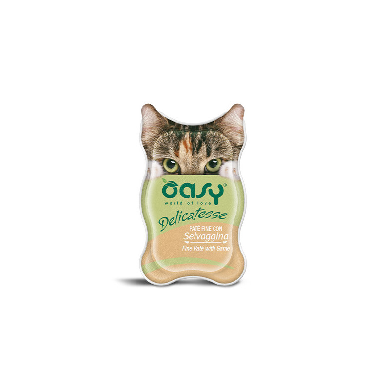 OASY Delicatesse Pâté' Fine con Selvaggina - 85GR