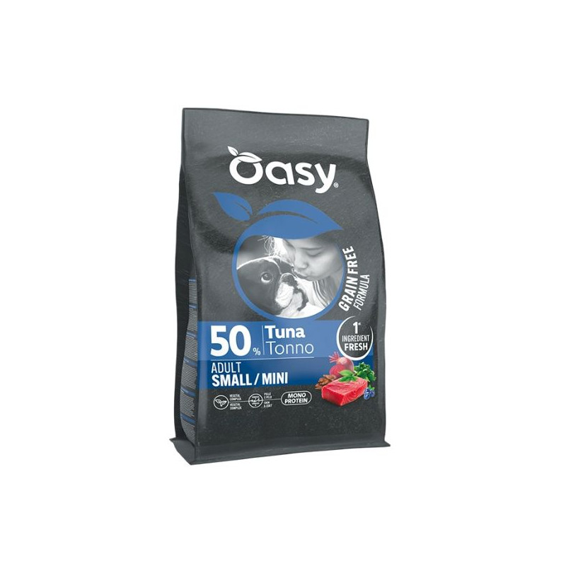 OASY Grain Free Formula Dog Adult Small&Mini con Thunfisch - 800GR OASY Grain Free Formula Dog Adult Small&Mini con Thunfisch - 800GR