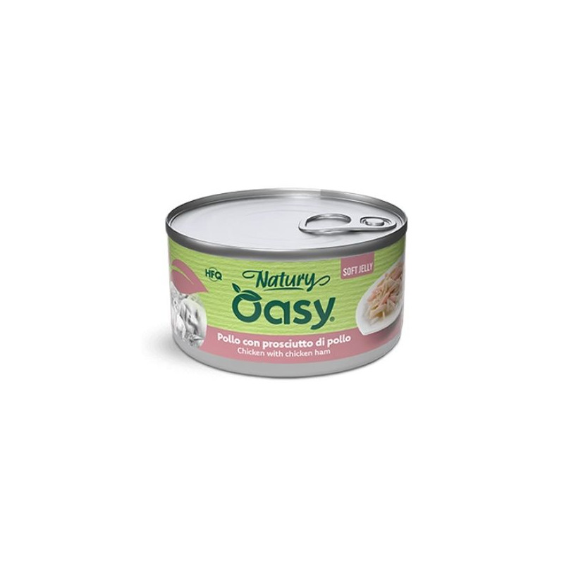 OASY Cat Adult Natury Hähnchen Con Prosciutto Di Hähnchen Soft Jelly - 150GR OASY Cat Adult Natury Hähnchen Con Prosciutto Di Hähnchen Soft Jelly - 150GR