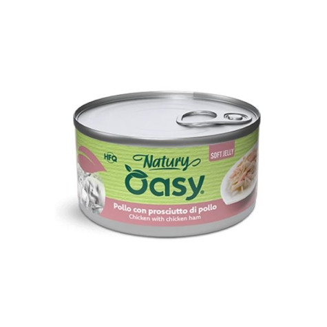 OASY Cat Adult Natury Poulet Con Prosciutto Di Poulet Soft Jelly - 85GR - 