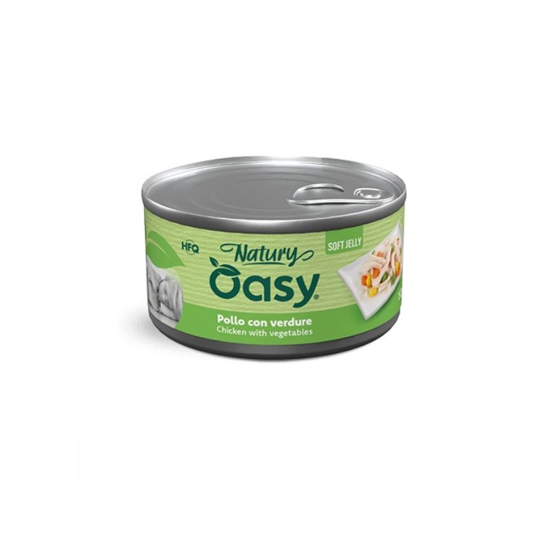 OASY Dog Natury Poulet Con Verdure Soft Jelly - 150GR