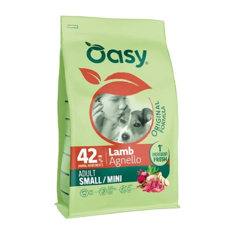 OASY Original Formula Dog Adult Small&Mini Lamb - 2KG - 