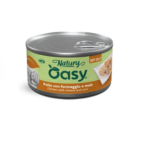 OASY Dog Natury Poulet Con Formaggio E Mais Soft Jelly - 150GR - 
