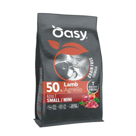 OASY Grain Free Formula Dog Adult Small&Mini con Lamm - 800GR - 