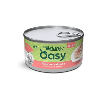 OASY Cat Adult Natury Hähnchen Con Lachs Soft Jelly - 150GR - 