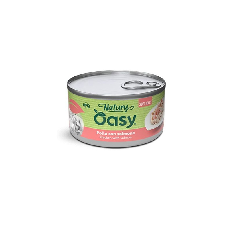 OASY Cat Adult Natury Hähnchen Con Lachs Soft Jelly - 150GR OASY Cat Adult Natury Hähnchen Con Lachs Soft Jelly - 150GR