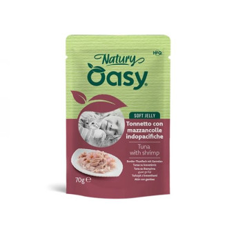 OASY Cat Adult Natury Tonnetto Con Mazzancolle Soft Jelly - 70GR -