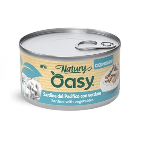 OASY Cat Adult Natury Cooking Broth Sardine Con Verdure - 85GR - 
