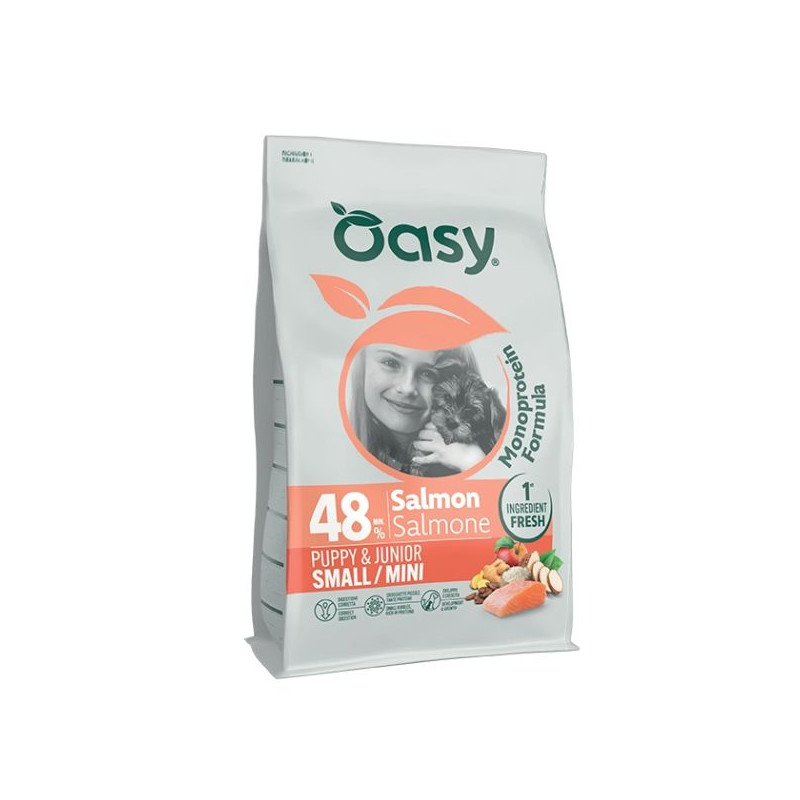 OASY Monoprotein Formula Puppy Small&Mini al Lachs - 800GR