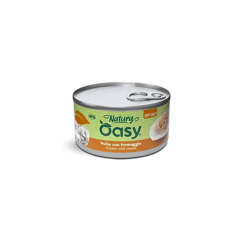 OASY Cat Adult Natury Hähnchen Con Formaggio Soft Jelly - 85GR OASY Cat Adult Natury Hähnchen Con Formaggio Soft Jelly - 85GR